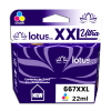 Thumbnail CARTUCHO LOTUS 667 XXL COLOR 22ML0
