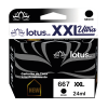 Thumbnail Cartucho HP 667 XXL Negro Lotus – 24ml - Para impresoras Hp0